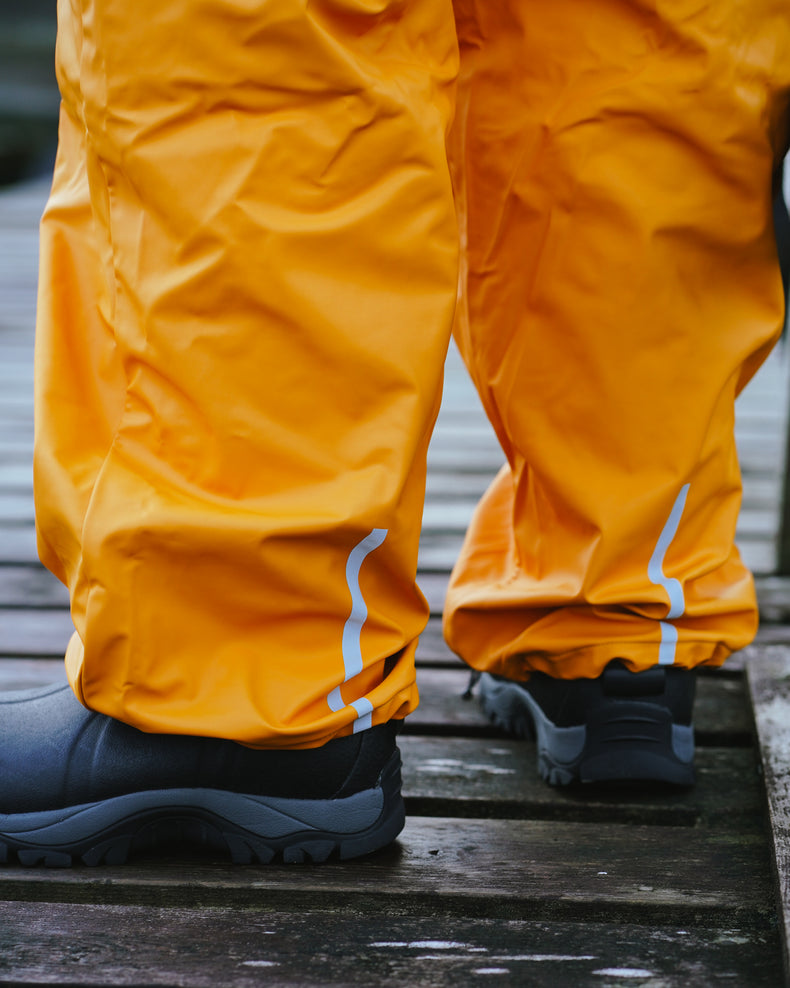 Vaksen Fiskebukse Regnbukser voksne Solsikke