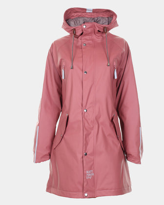 Vaksen Regnparkas Regnjakker voksne Vinter Rosa