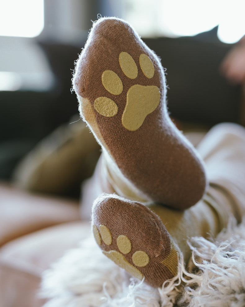 Kattnakken Ullsokk antiskli Sokker barn Mose